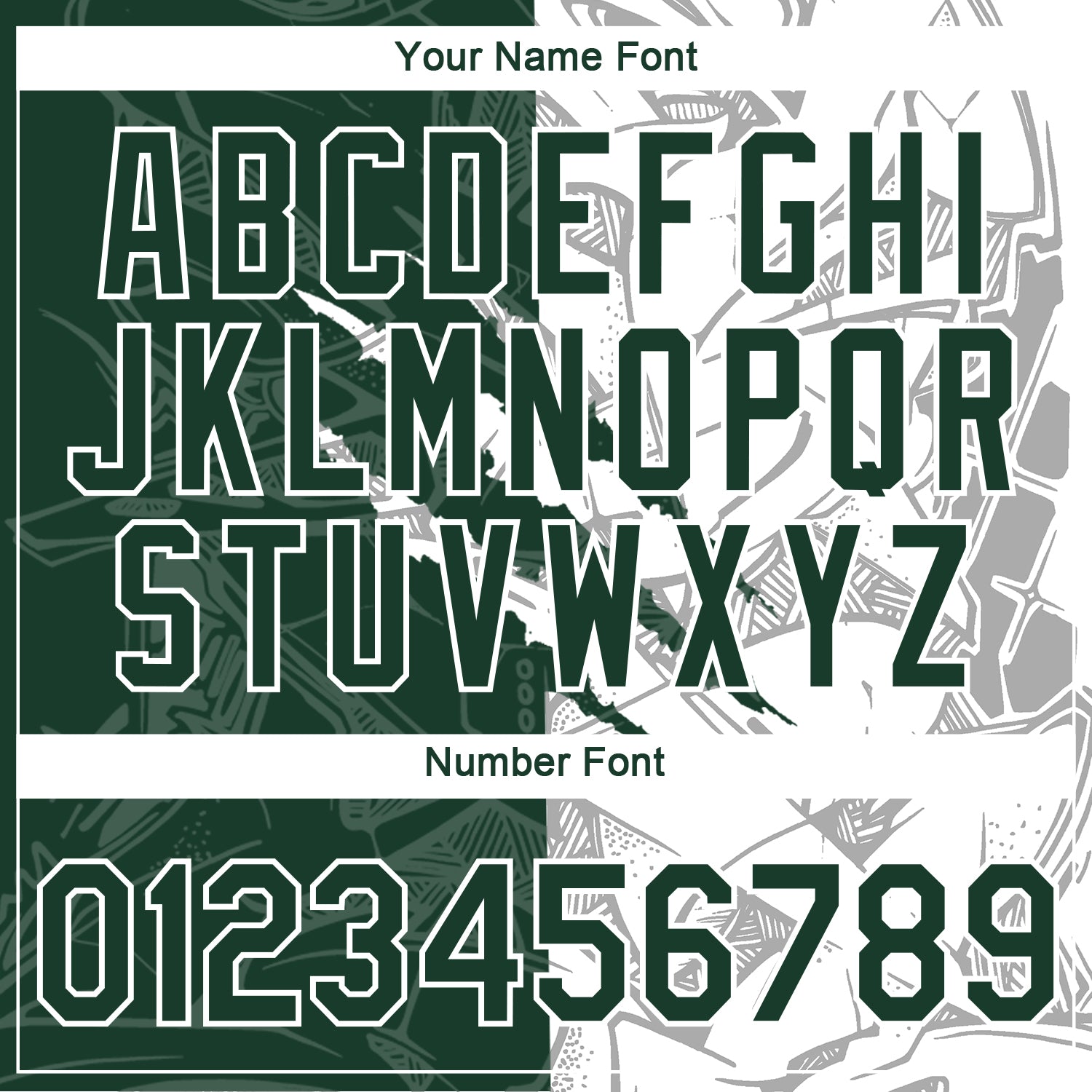 Custom Graffiti Pattern Green-White Scratch 3D Performance T-Shirt