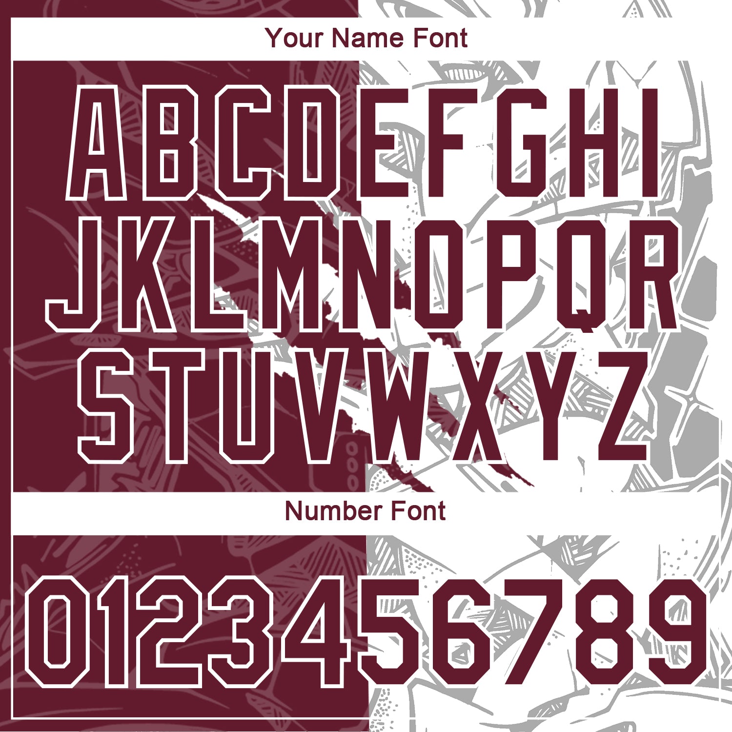 Custom Graffiti Pattern Burgundy-White Scratch 3D Performance T-Shirt