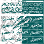 Custom Graffiti Pattern Teal-White Scratch 3D Performance T-Shirt