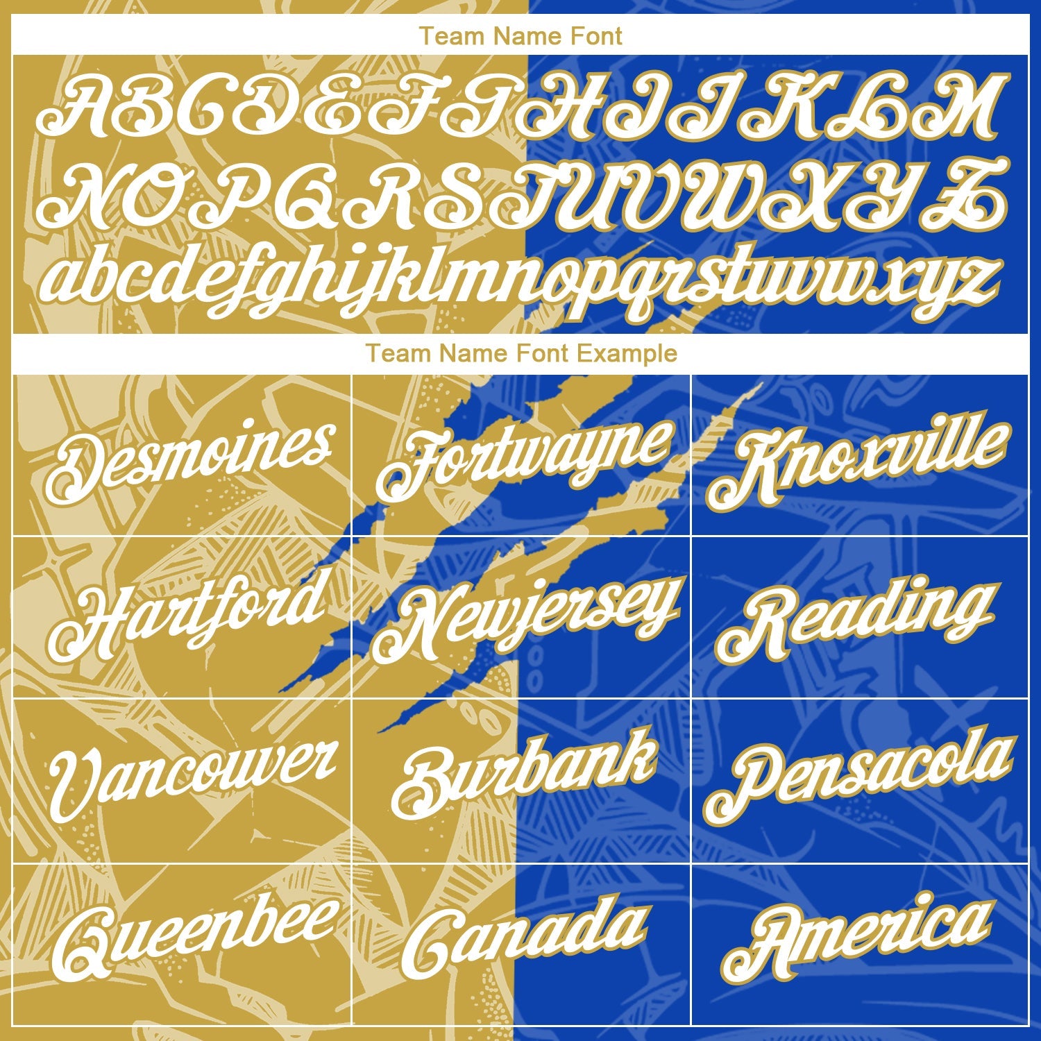 Custom Graffiti Pattern White Thunder Blue-Old Gold Scratch 3D Performance T-Shirt