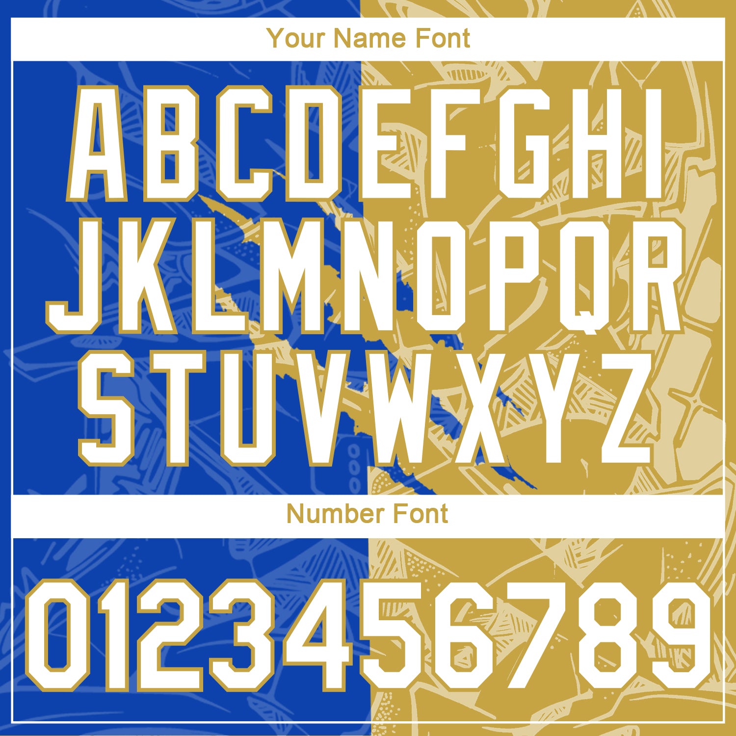 Custom Graffiti Pattern White Thunder Blue-Old Gold Scratch 3D Performance T-Shirt