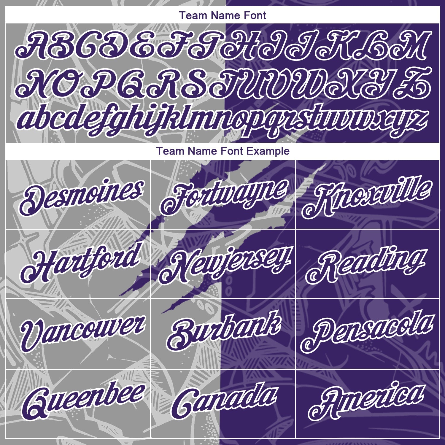 Custom Graffiti Pattern Purple Gray-White Scratch 3D Performance T-Shirt