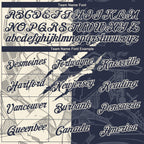 Custom Graffiti Pattern Navy-Cream Scratch 3D Performance T-Shirt