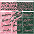 Custom Graffiti Pattern Green-Medium Pink Scratch 3D Performance T-Shirt