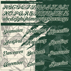 Custom Graffiti Pattern Green-Cream Scratch 3D Performance T-Shirt