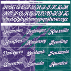 Custom Graffiti Pattern White Purple-Teal Scratch 3D Performance T-Shirt