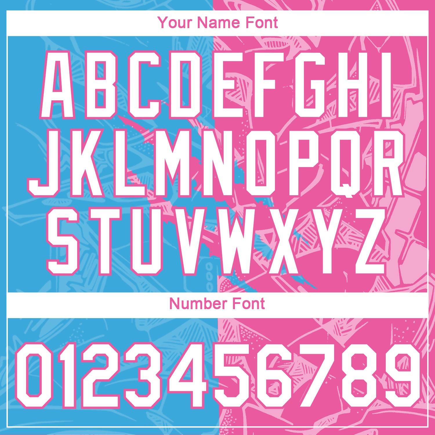 Custom Graffiti Pattern White Sky Blue-Pink Scratch 3D Performance T-Shirt