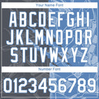 Custom Graffiti Pattern White Steel Gray-Light Blue Scratch 3D Performance T-Shirt