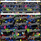 Custom Stitched Graffiti Pattern Black-White 3D Splash Grunge Art Sports Pullover Sweatshirt Hoodie