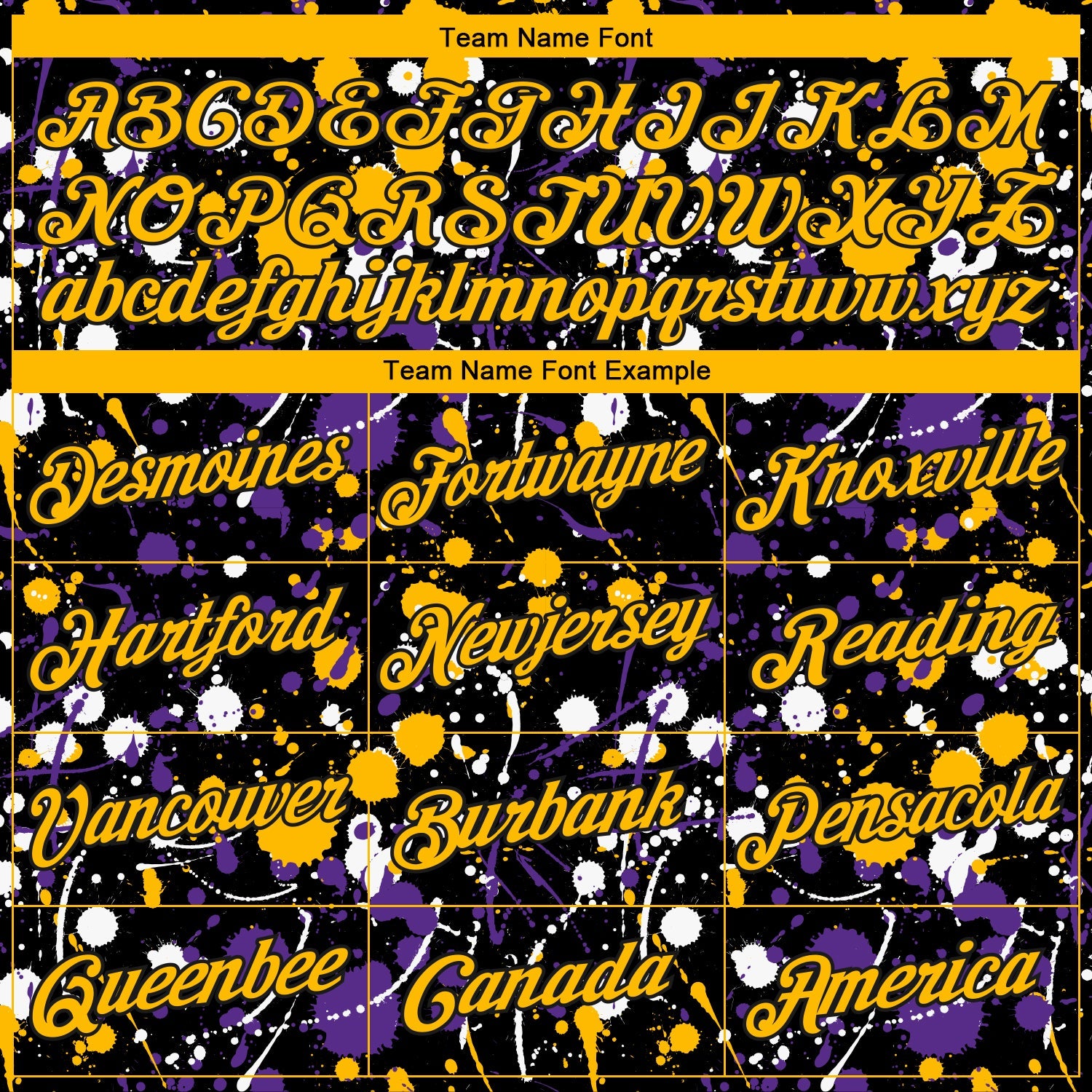 Custom Stitched Graffiti Pattern Gold-Black 3D Splash Grunge Art Sports Pullover Sweatshirt Hoodie