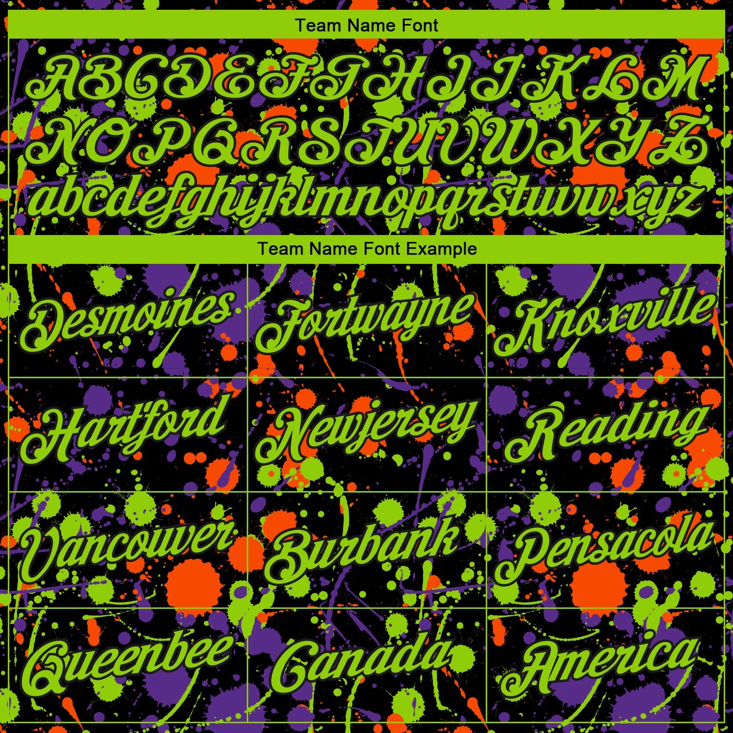 Custom Stitched Graffiti Pattern Neon Green-Black 3D Splash Grunge Art Sports Pullover Sweatshirt Hoodie