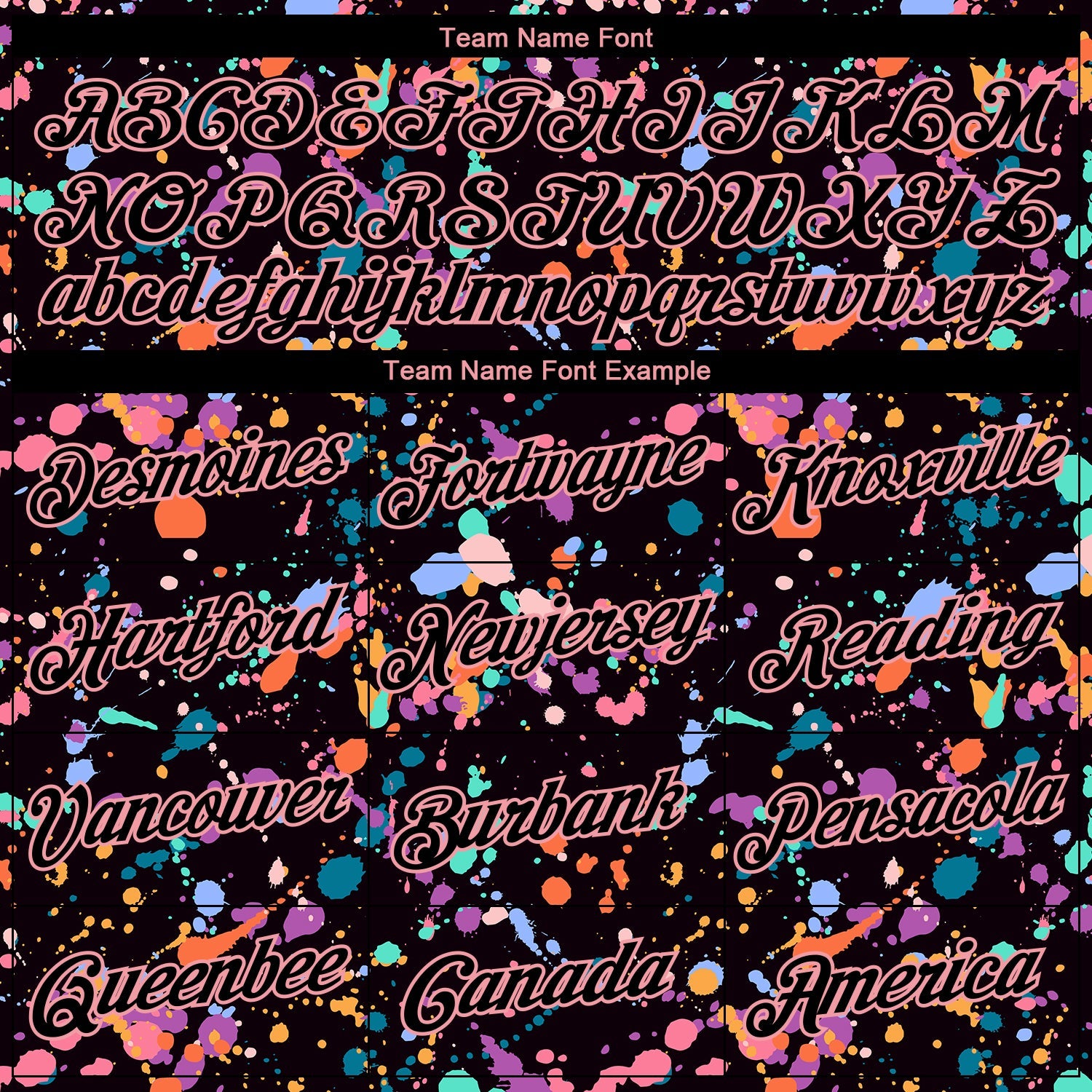 Custom Stitched Graffiti Pattern Black-Medium Pink 3D Splash Grunge Art Sports Pullover Sweatshirt Hoodie