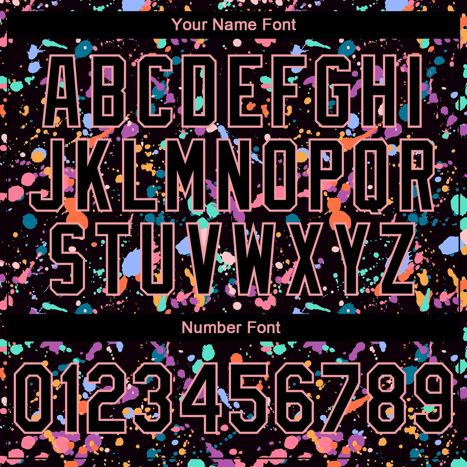 Custom Stitched Graffiti Pattern Black-Medium Pink 3D Splash Grunge Art Sports Pullover Sweatshirt Hoodie