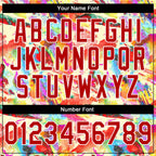 Custom Stitched Graffiti Pattern Red-White 3D Watercolor Grunge Art Sports Pullover Sweatshirt Hoodie