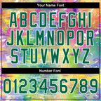 Custom Stitched Graffiti Pattern Kelly Green-White 3D Watercolor Grunge Art Sports Pullover Sweatshirt Hoodie