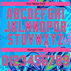Custom Stitched Graffiti Pattern Pink Black-White 3D Hiphop Abstract Urban Street Art Sports Pullover Sweatshirt Hoodie