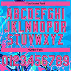 Custom Stitched Graffiti Pattern Pink Black-White 3D Hiphop Abstract Urban Street Art Sports Pullover Sweatshirt Hoodie