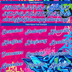 Custom Stitched Graffiti Pattern Thunder Blue-White 3D Hiphop Abstract Urban Street Art Sports Pullover Sweatshirt Hoodie