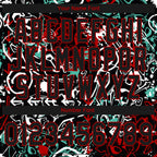 Custom Stitched Graffiti Pattern Black-Red 3D Abstract Grunge Art Sports Pullover Sweatshirt Hoodie