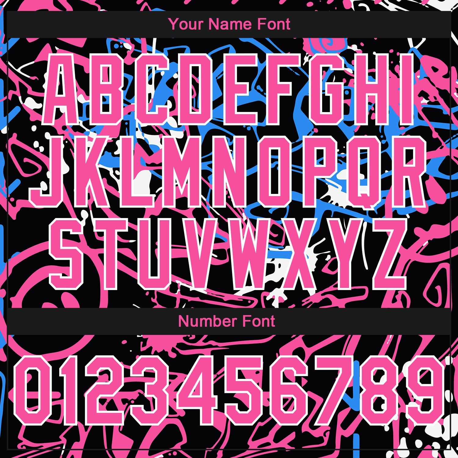 Custom Stitched Graffiti Pattern Pink-White 3D Abstract Grunge Art Sports Pullover Sweatshirt Hoodie