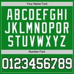 Custom Grass Green White-Black Authentic Basketball Jersey