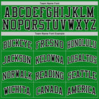 Custom Grass Green Black-White Authentic Basketball Jersey