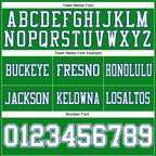Custom Grass Green White-Royal Authentic Football Jersey