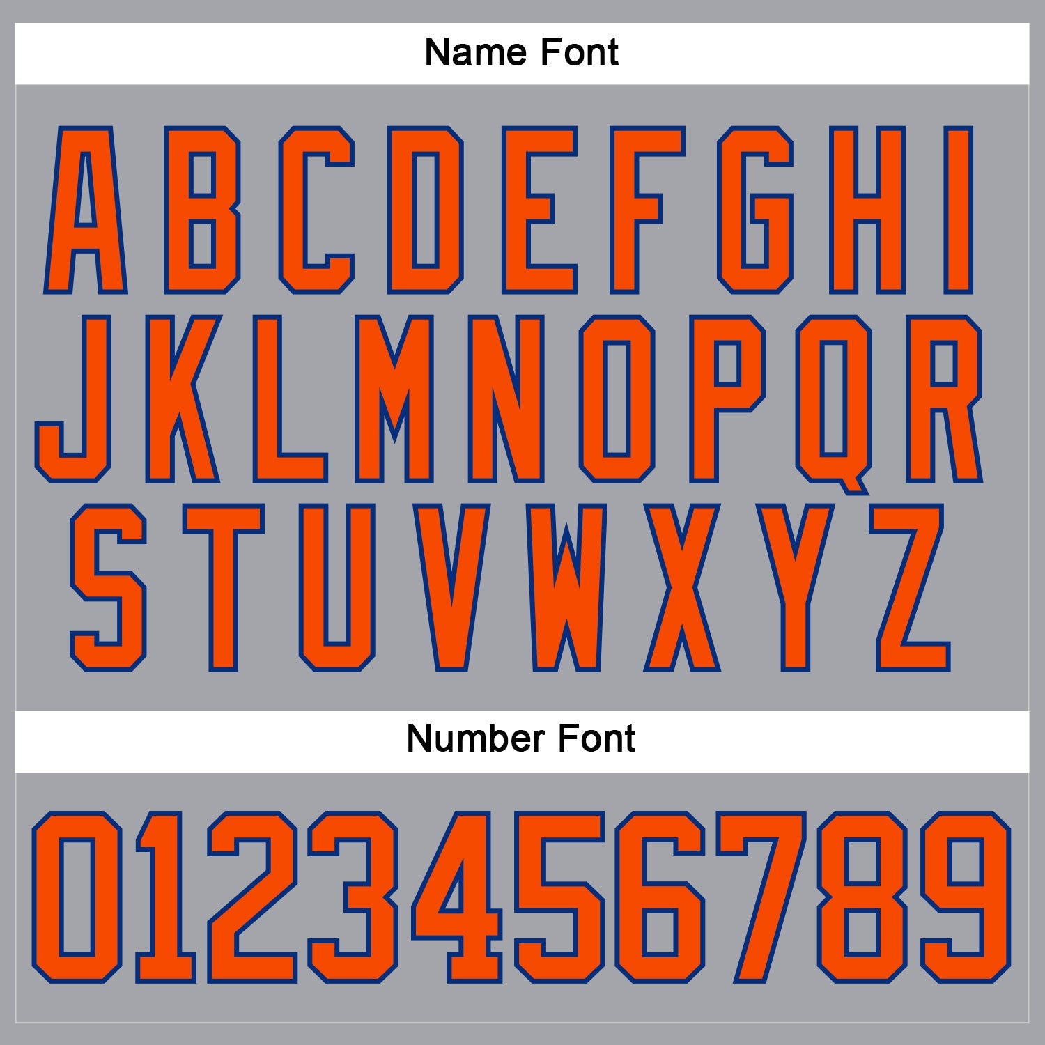 Custom Gray Orange-Royal Hockey Lace Neck Jersey