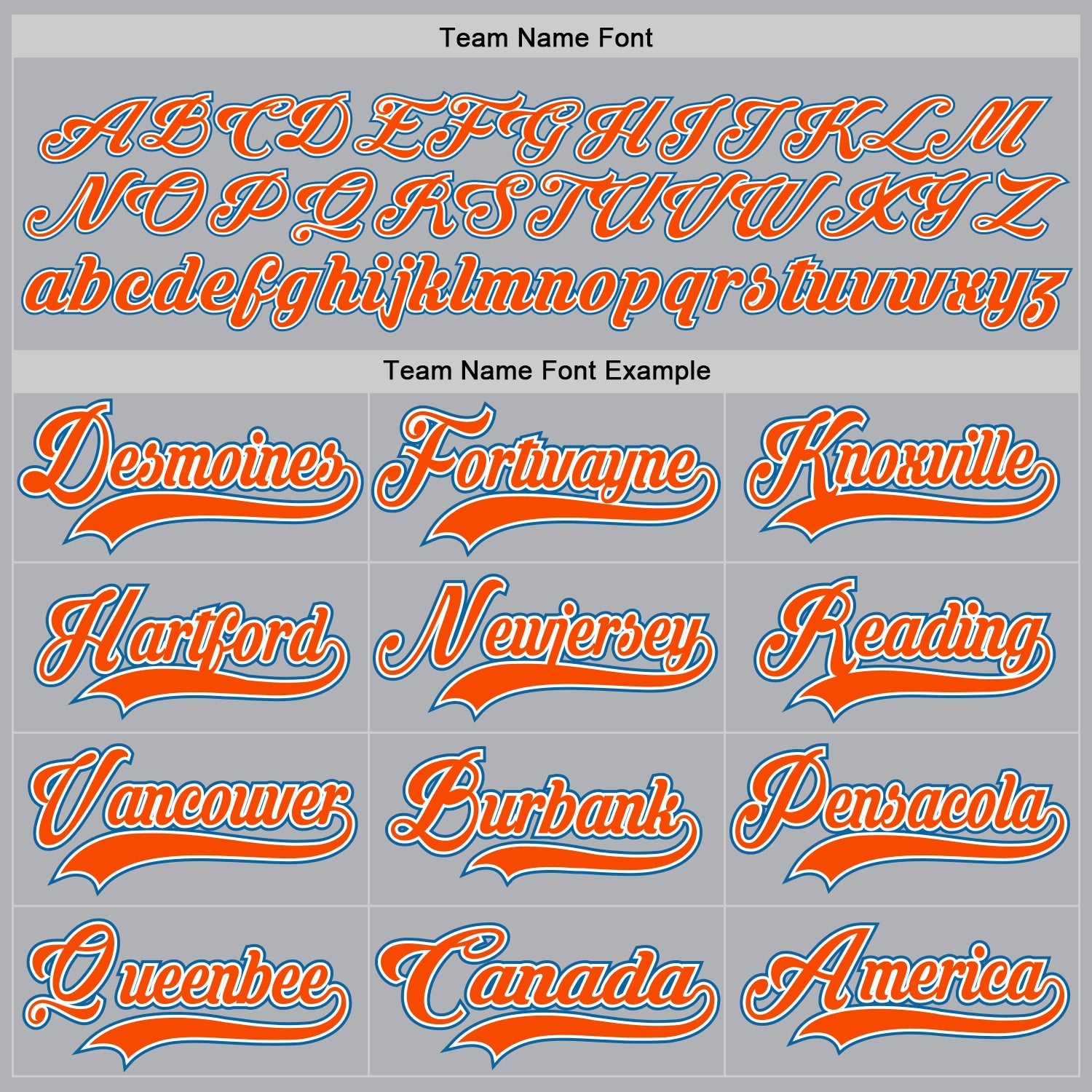 Custom Gray Orange-Blue Hockey Jersey