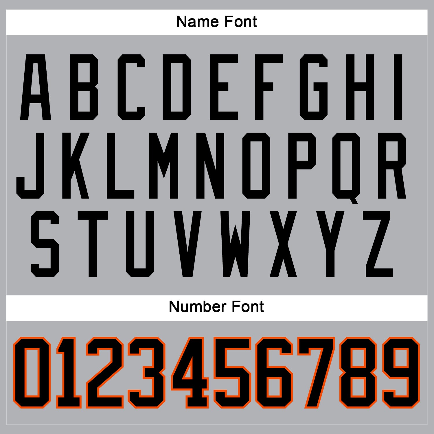 Custom Gray Black-Orange Hockey Jersey