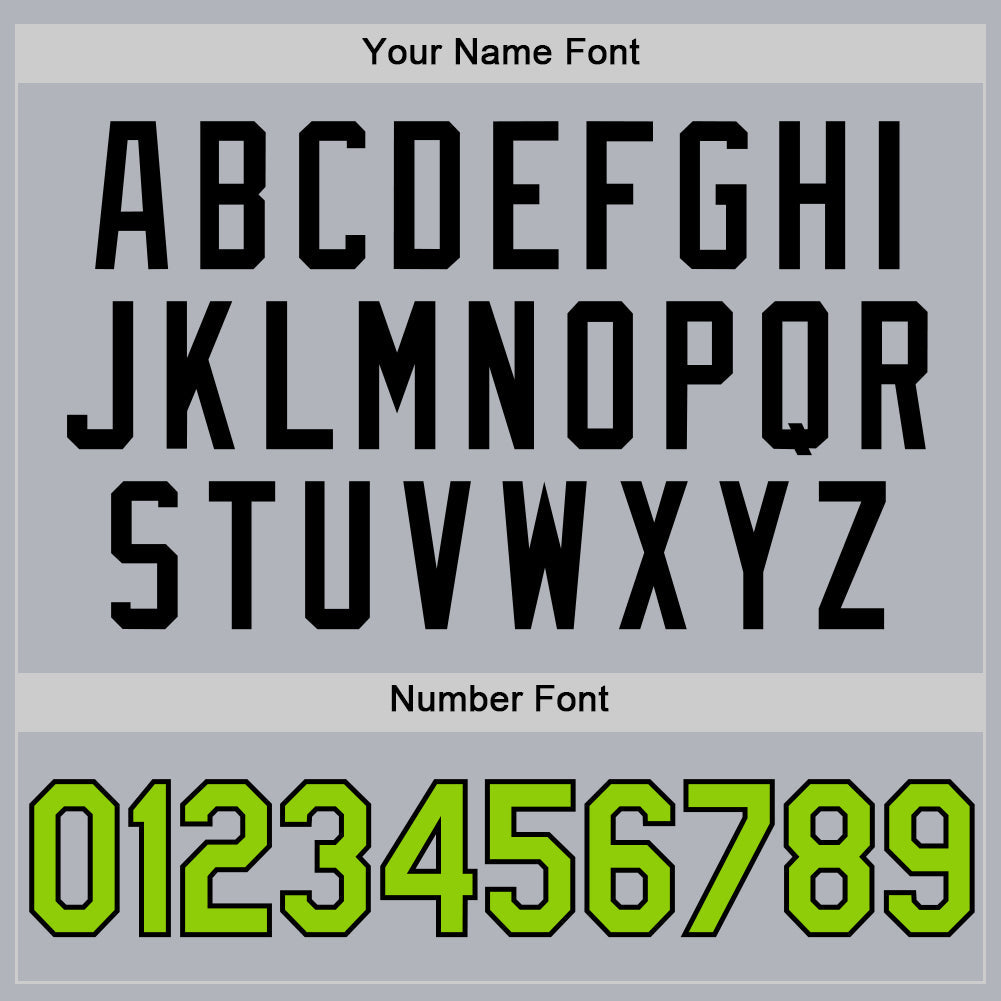 Custom Gray Neon Green-Black Authentic Throwback Basketball Jersey