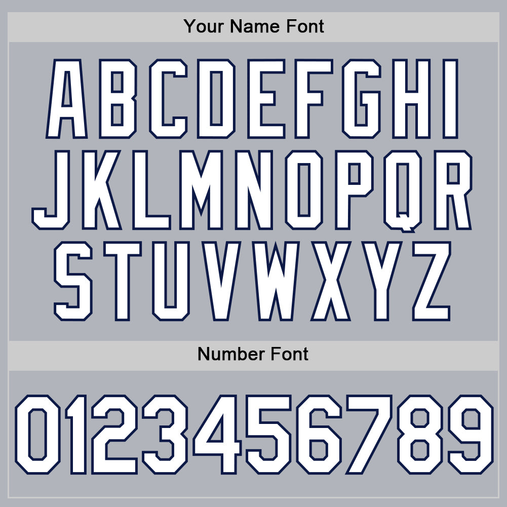 Custom Gray White-Navy Authentic Throwback Basketball Jersey