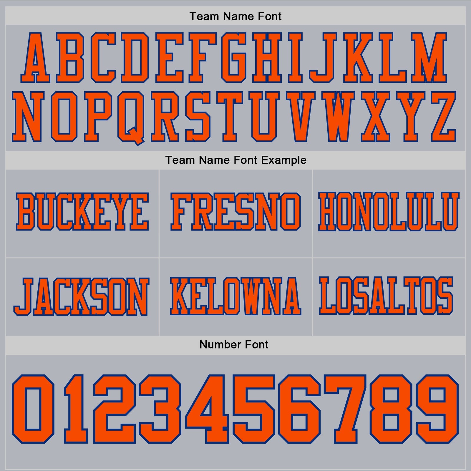 Custom Gray Orange-Royal Authentic Football Jersey