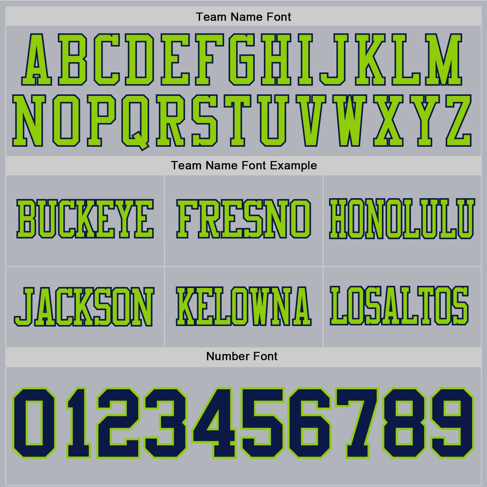 Custom Gray Navy-Neon Green Authentic Football Jersey