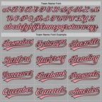 Custom Stitched Gray Medium Pink-Black Baseball Pullover Sweatshirt Hoodie