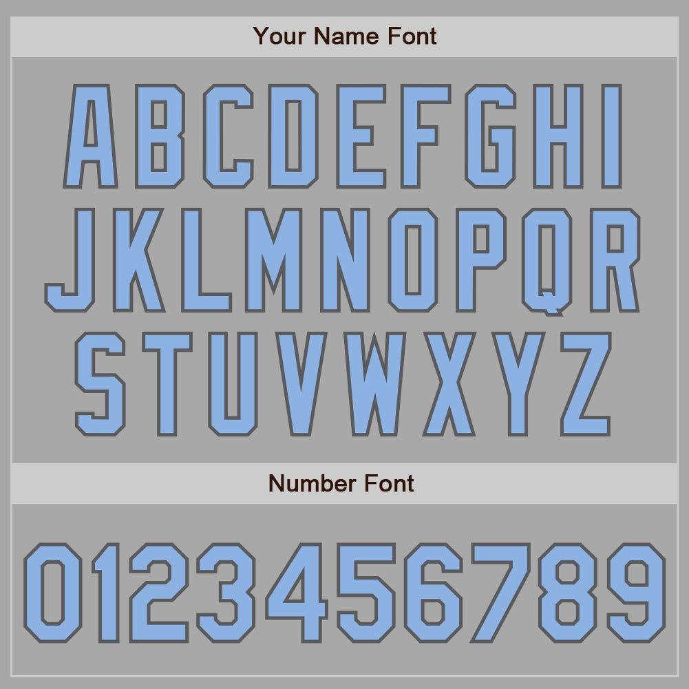 Custom Stitched Gray Light Blue-Steel Gray Baseball Pullover Sweatshirt Hoodie