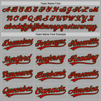 Custom Stitched Gray Red-Green Baseball Pullover Sweatshirt Hoodie