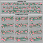 Custom Stitched Gray Medium Pink-Kelly Green Baseball Pullover Sweatshirt Hoodie