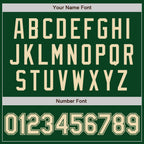 Custom Green Cream Authentic Baseball Jersey