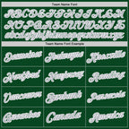 Custom Green Gray-White Authentic Throwback Basketball Jersey