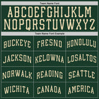 Custom Green Cream Authentic Baseball Jersey