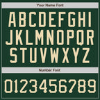 Custom Green Cream Authentic Baseball Jersey