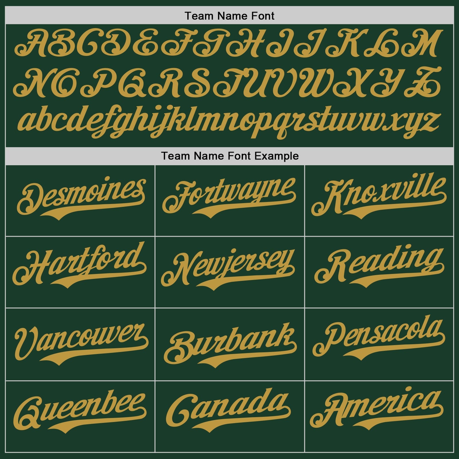 Custom Green Old Gold Authentic Baseball Jersey