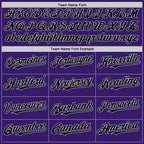 Custom Purple Black-Gray Bomber Full-Snap Varsity Letterman Hoodie Jacket
