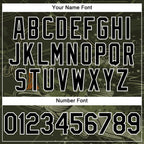 Custom Olive Black-White Largemouth Bass Fish Fishing 3D Bomber Full-Snap Varsity Letterman Hoodie Jacket