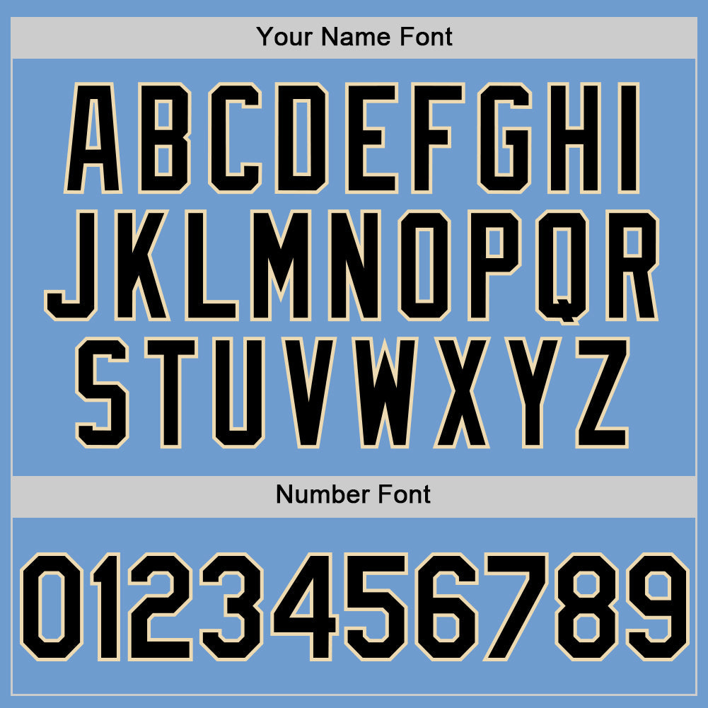 Custom Light Blue Black-Cream Bomber Full-Snap Varsity Letterman Two Tone Hoodie Jacket