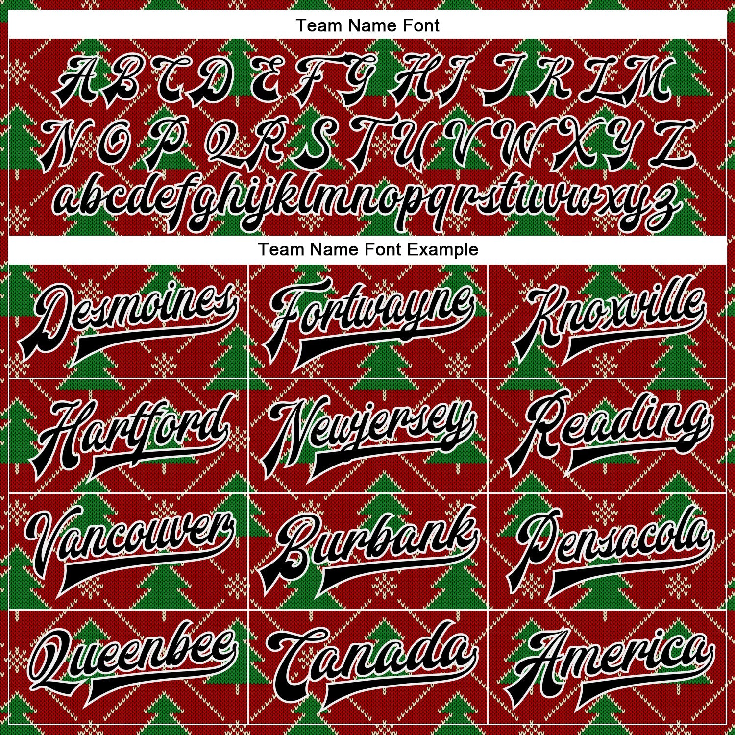 Custom Red Black-Kelly Green Christmas 3D Bomber Full-Snap Varsity Letterman Jacket