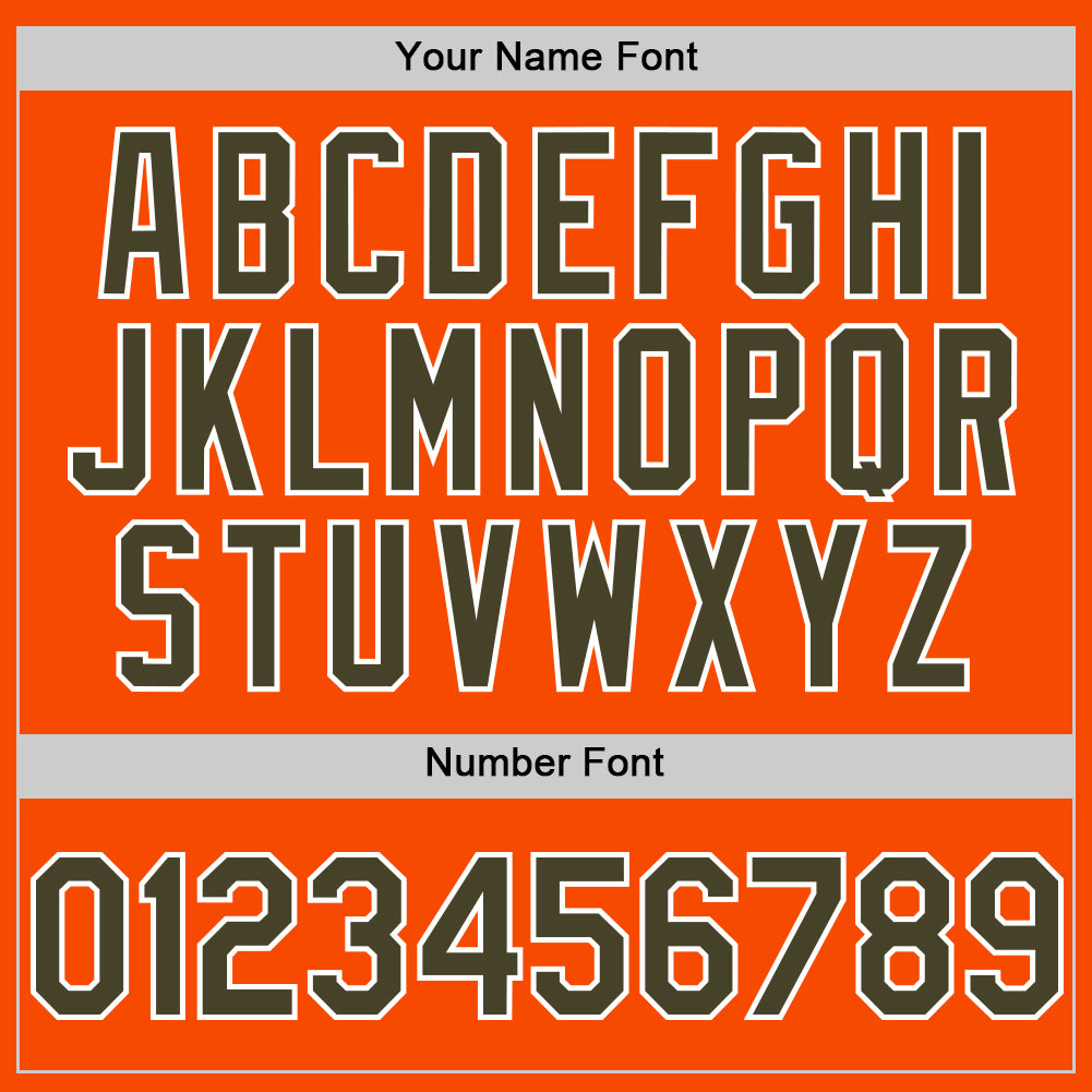 Custom Orange Olive-White Bomber Full-Snap Varsity Letterman Two Tone Hoodie Jacket