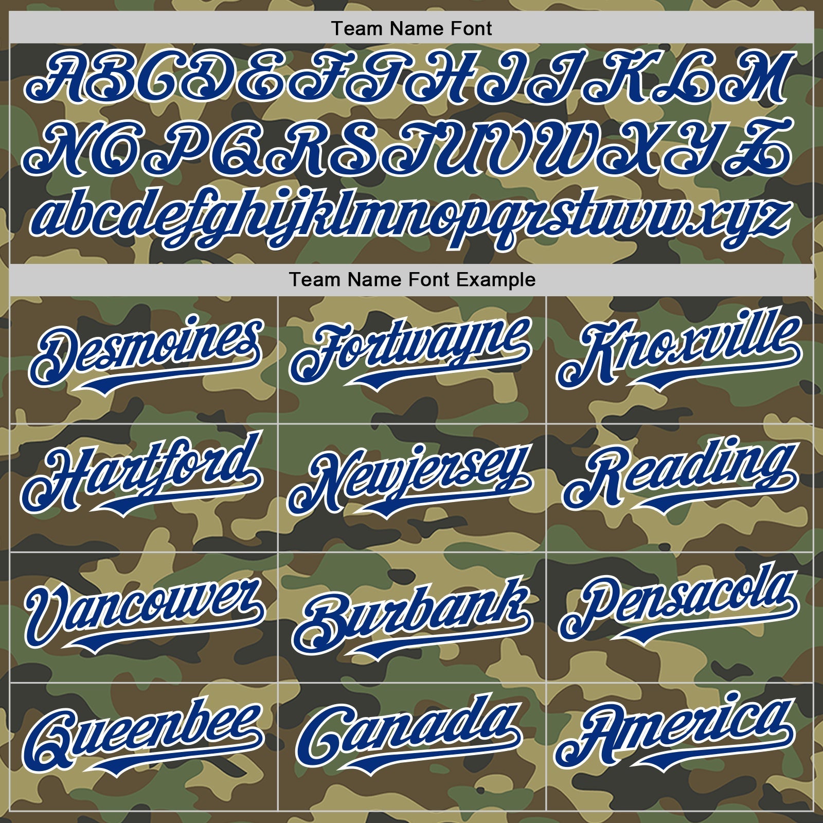 Custom Camo Royal-White Bomber Full-Snap Varsity Letterman Salute To Service Hoodie Jacket