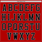 Custom Red Black-Gray Bomber Varsity Letterman Two Tone Zipper Jacket